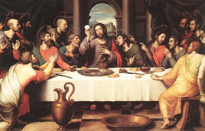 JUANES, Juan de The Last Supper sf china oil painting image